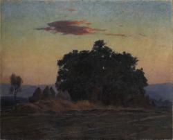 和田英作《田園の夕暮れ》