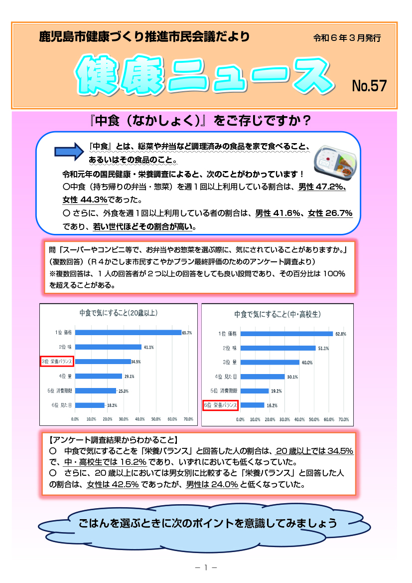 健康ニュース57号P1