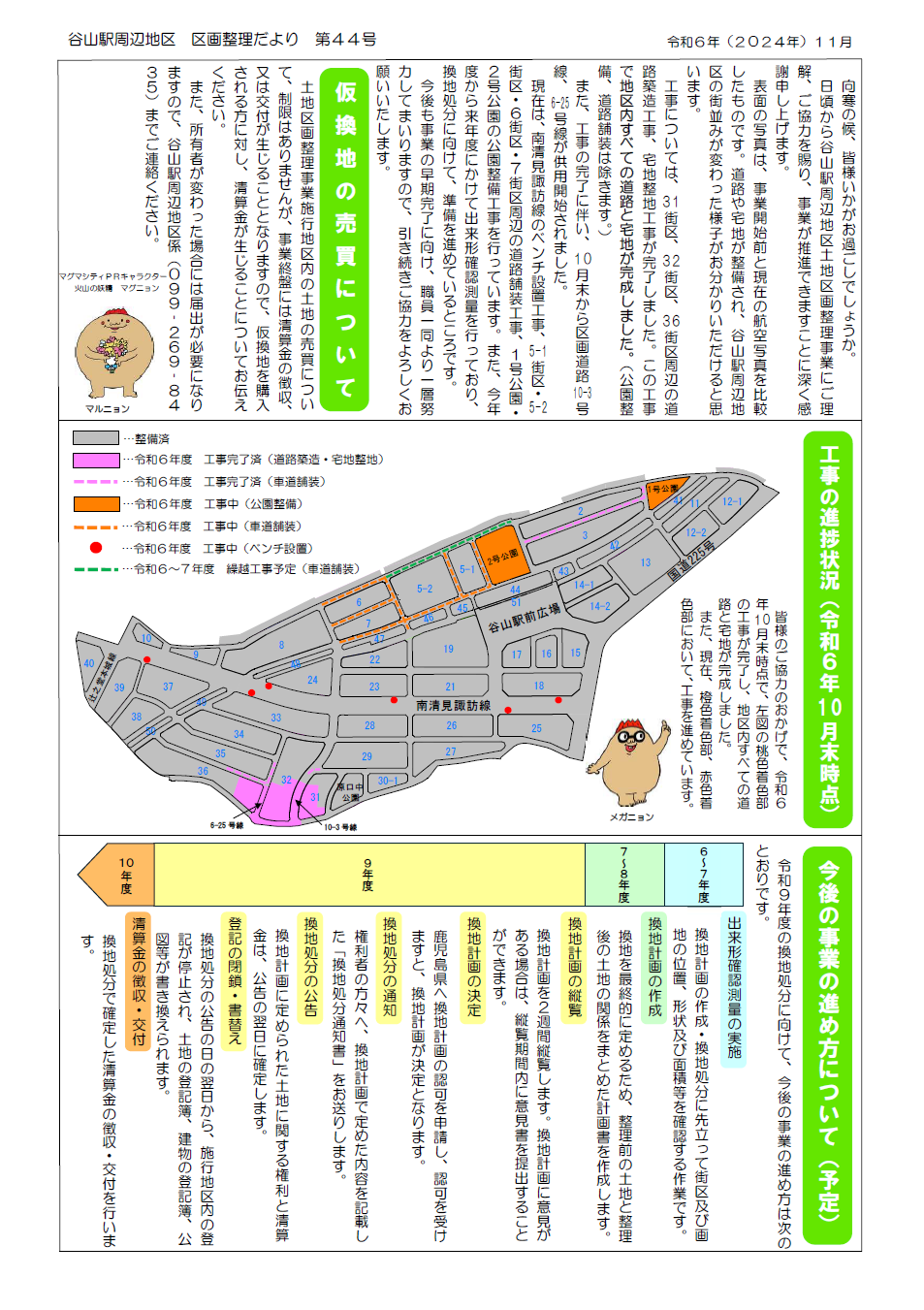 区画整理だより44号裏面