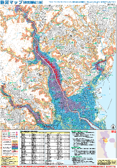 防災ガイドマップ（地図面）