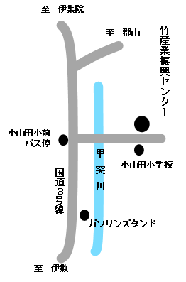 竹センター案内図