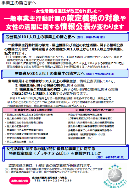 行動計画策定義務