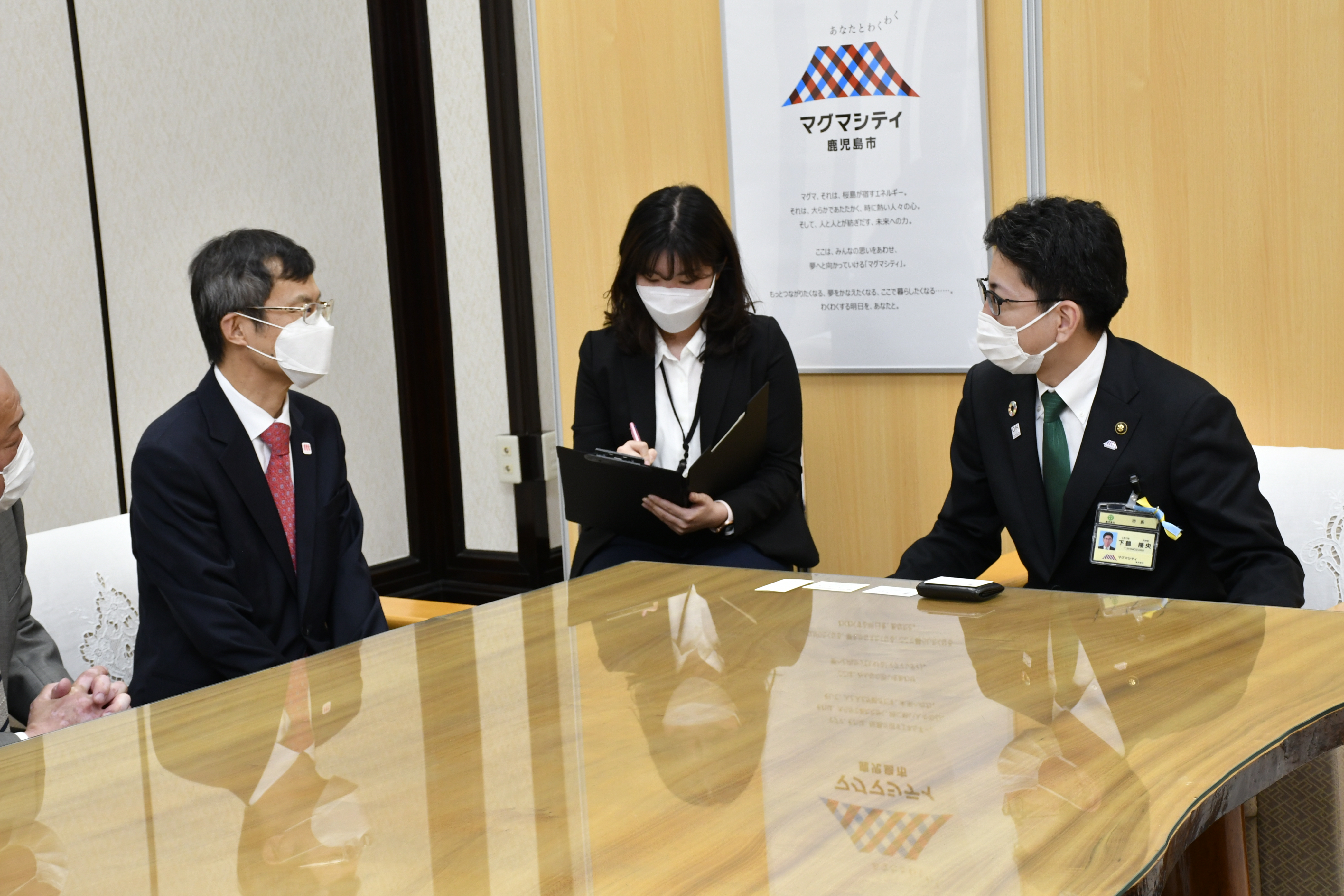 駐福岡大韓民国総領事館総領事の市長表敬訪問